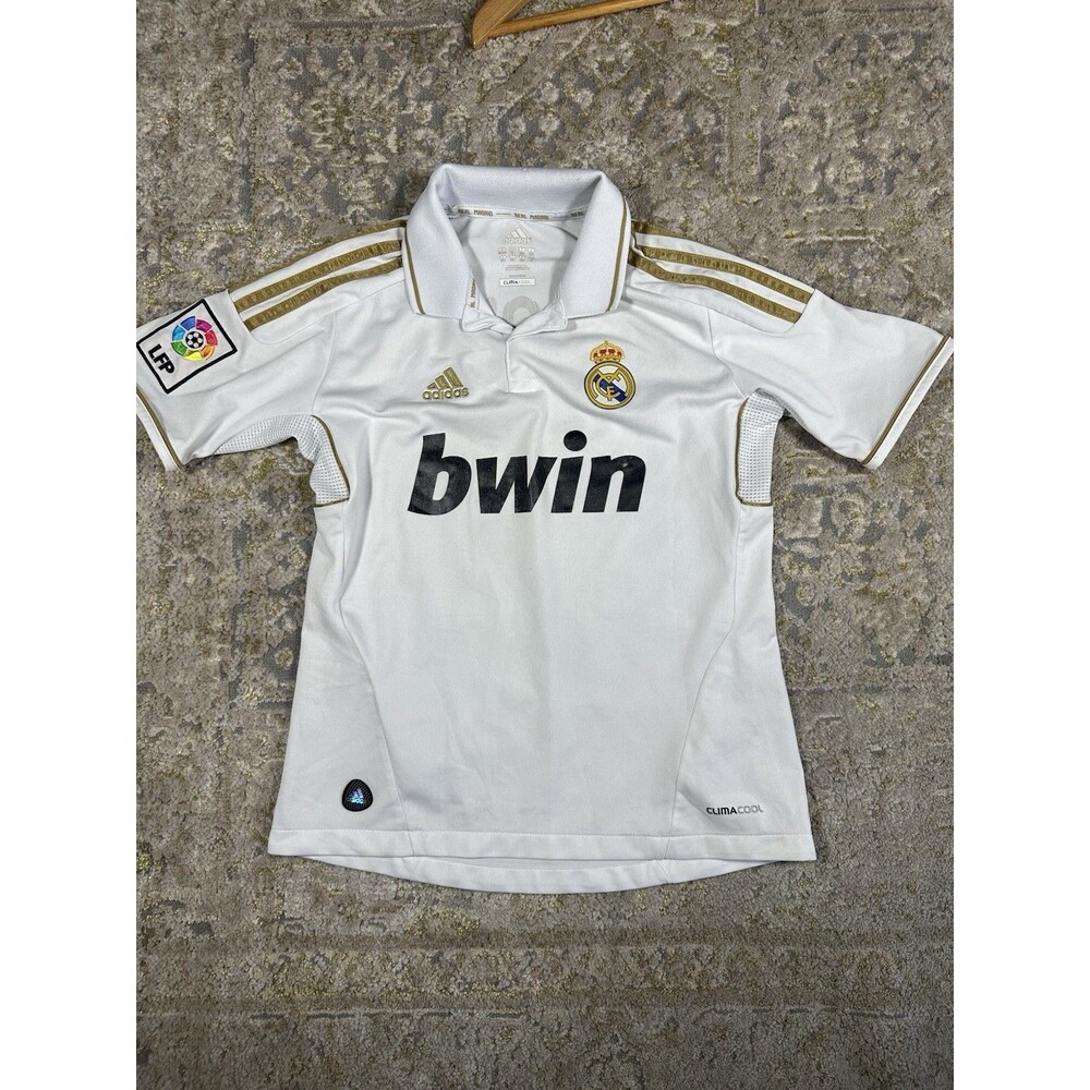 VTG Adidas 2011-12 Real Madrid Home Jersey Cristiano Ronaldo Youth Size M 11-12